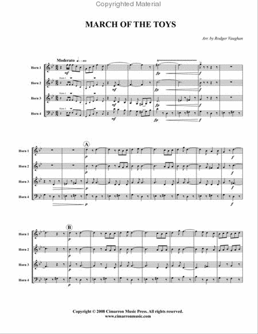 Holiday Treats, volume 5 Horn scores gallery preview page 5