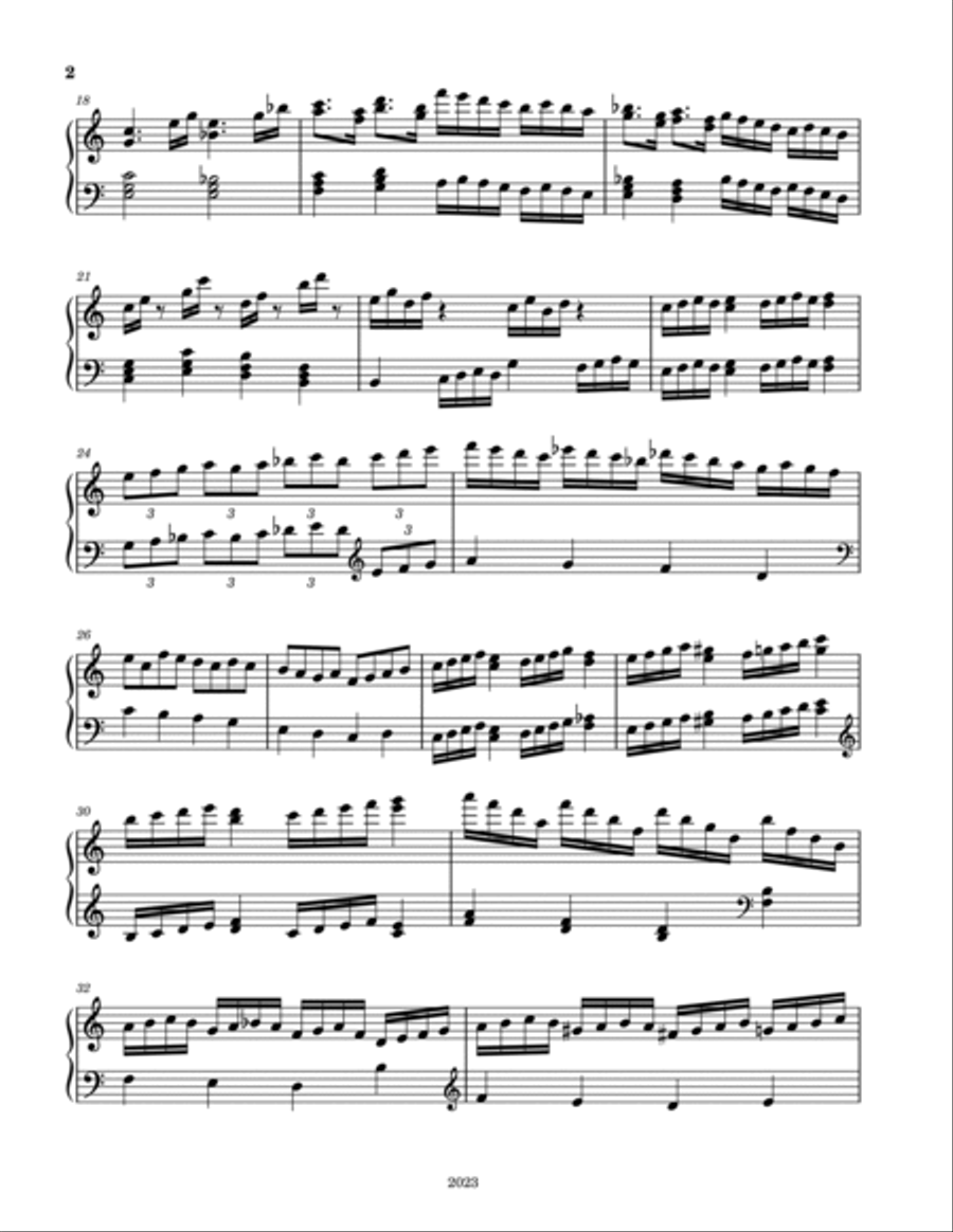 Christmas Sugar Cookies Piano Solo scores gallery preview page 2
