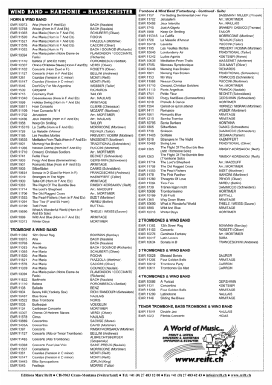 Zigeunerweisen Concert Band scores gallery preview page 11