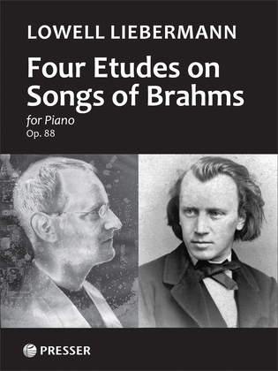 Book cover for Four Etudes on Songs of Brahms