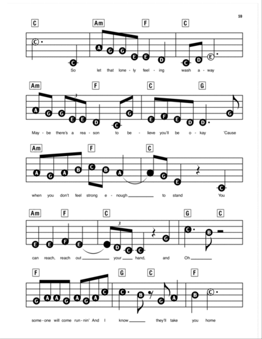You Will Be Found (from Dear Evan Hansen) Electronic Keyboard scores gallery preview page 2