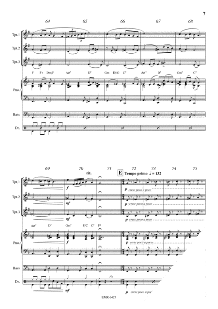 Final Curtain Trumpet Trio scores gallery preview page 7