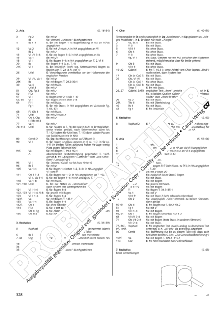 The Creation (Die Schopfung) 4-Part scores gallery preview page 348