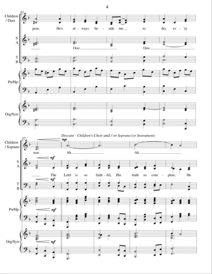 MY SHEPHERD 4-Part scores gallery preview page 5