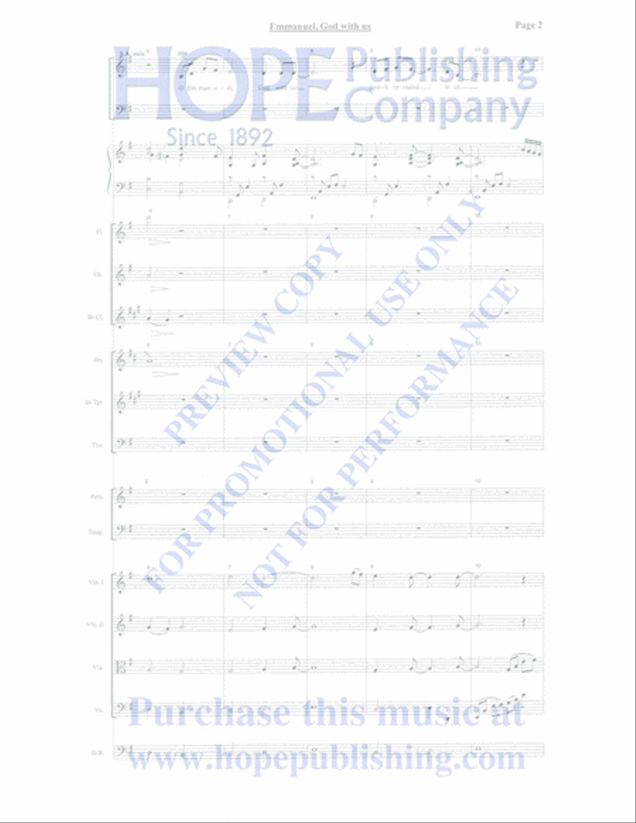 Emmanuel Emmanuel Orchestra scores gallery preview page 35
