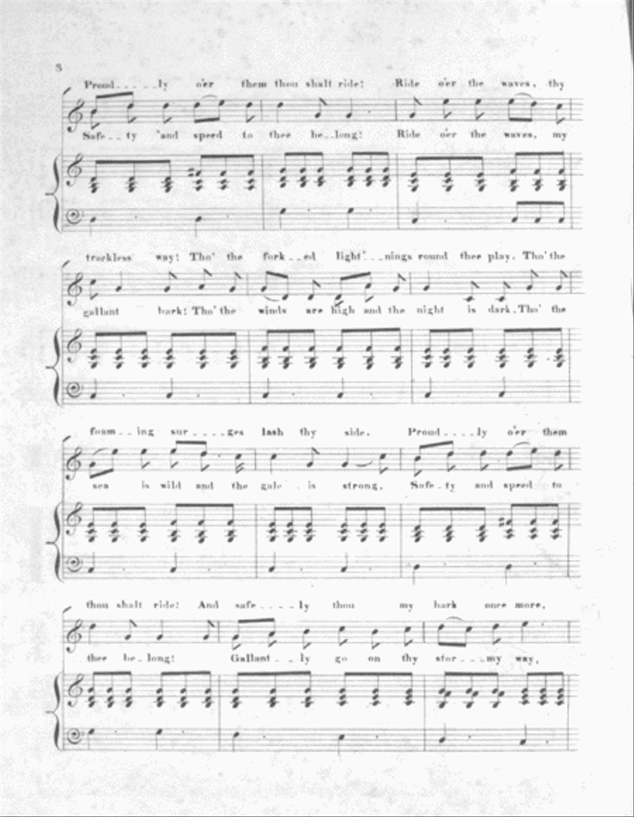 Ride O'er the Waves Voice scores gallery preview page 3