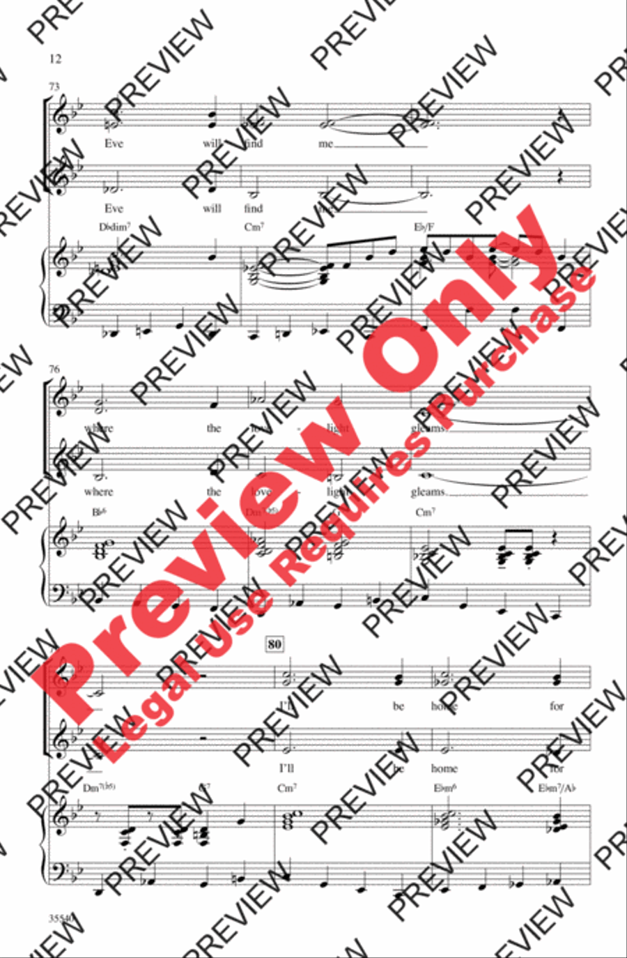 A Swingin' Christmas Women's Choir scores gallery preview page 12