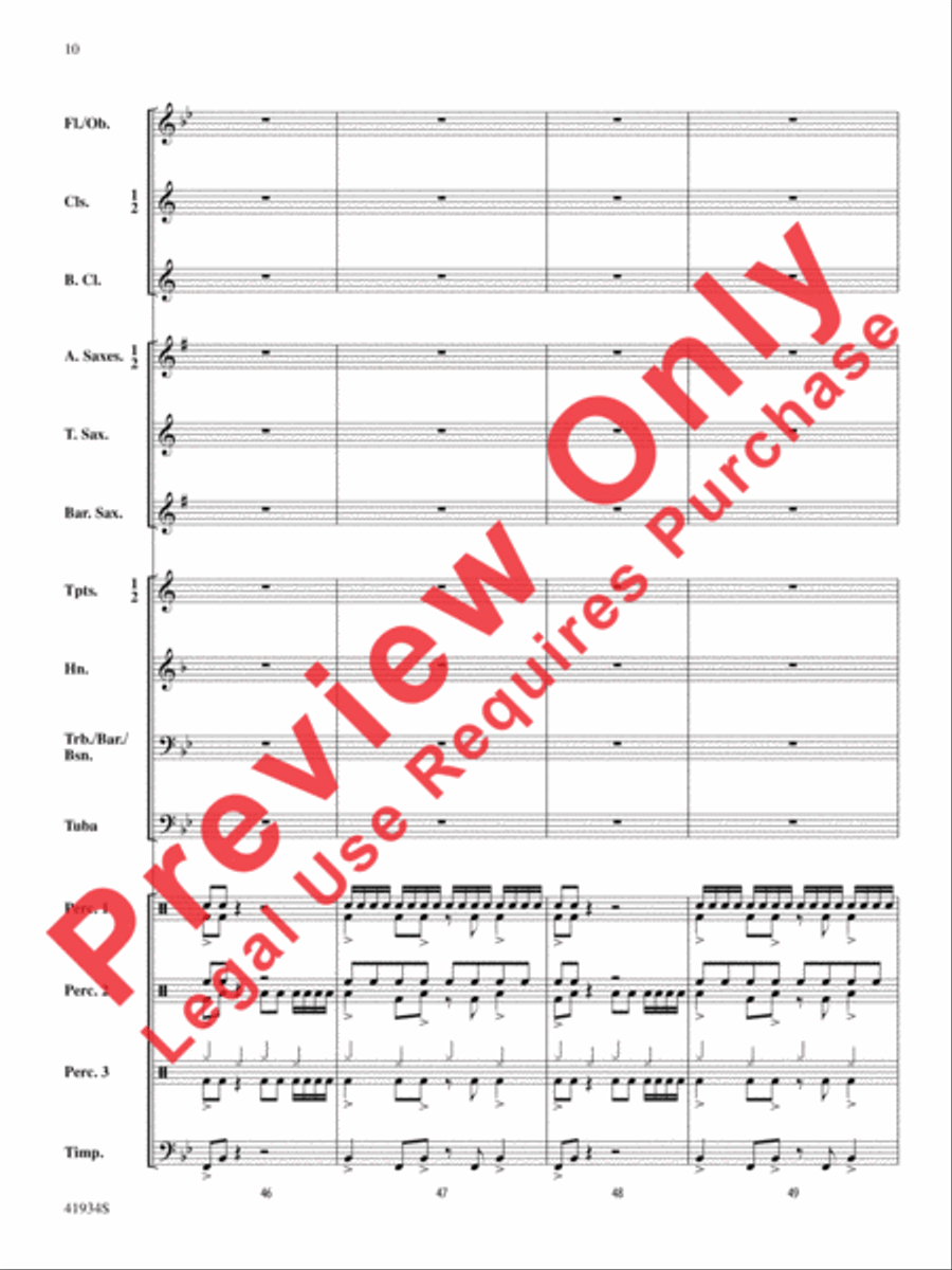 Little Drummer Dudes! Little Drummer Dudes! Concert Band scores gallery preview page 11