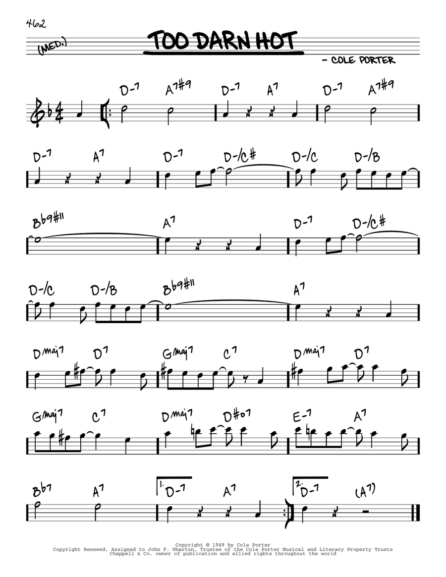 Too Darn Hot Piano scores gallery preview page 1