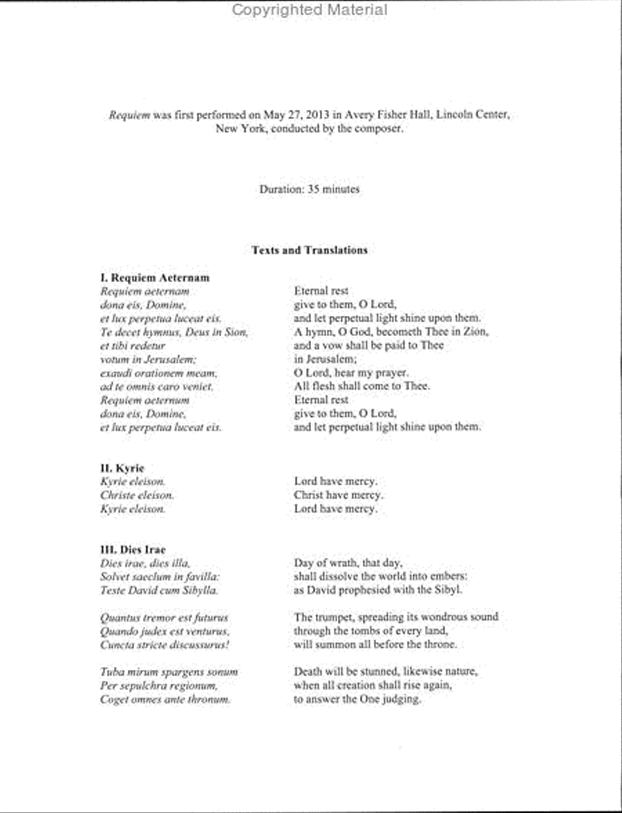 Requiem 4-Part scores gallery preview page 2