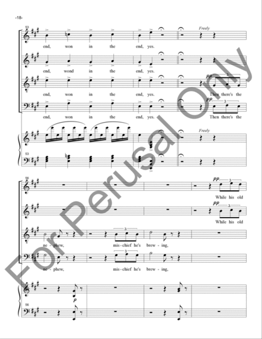 Opera Choruses, Set 1 Opera Choruses, Set 1 4-Part scores gallery preview page 19