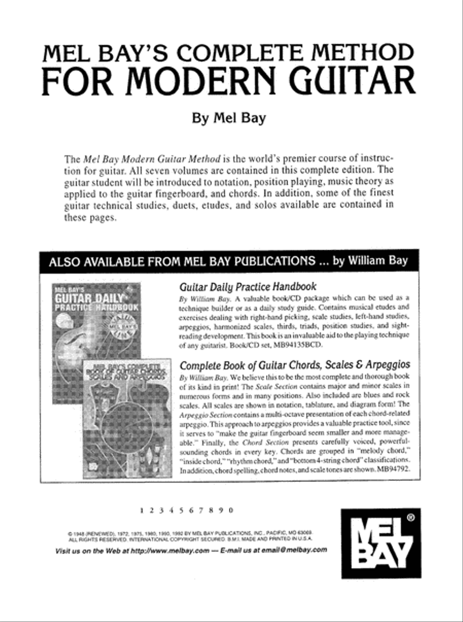 Complete Method for Modern Guitar