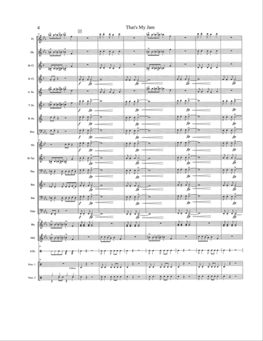That's My Jam That's My Jam Concert Band scores gallery preview page 4