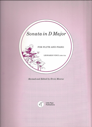 Book cover for Sonata in D Major