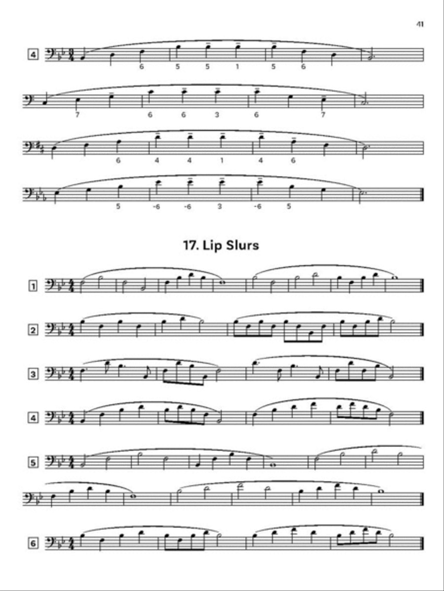 Arban Lite Book 2 Bass Clef Brass Trombone scores gallery preview page 3