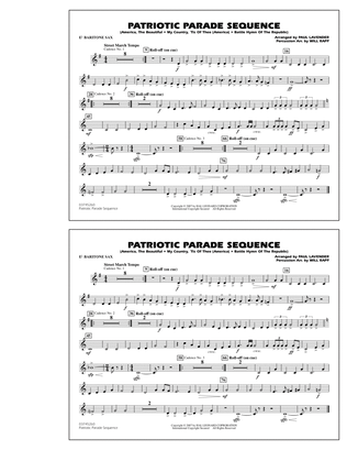 Book cover for Patriotic Parade Sequence - Eb Baritone Sax