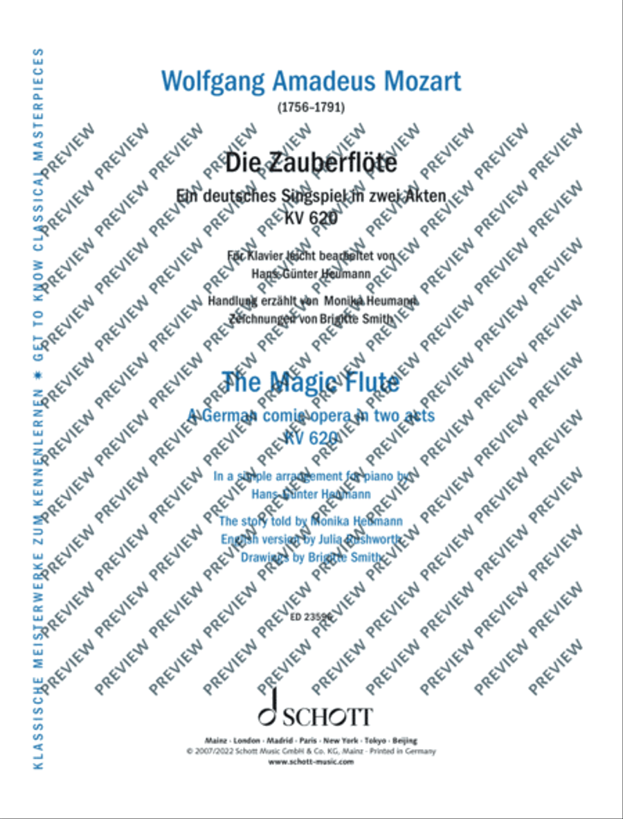 The Magic Flute Piano Solo scores gallery preview page 2