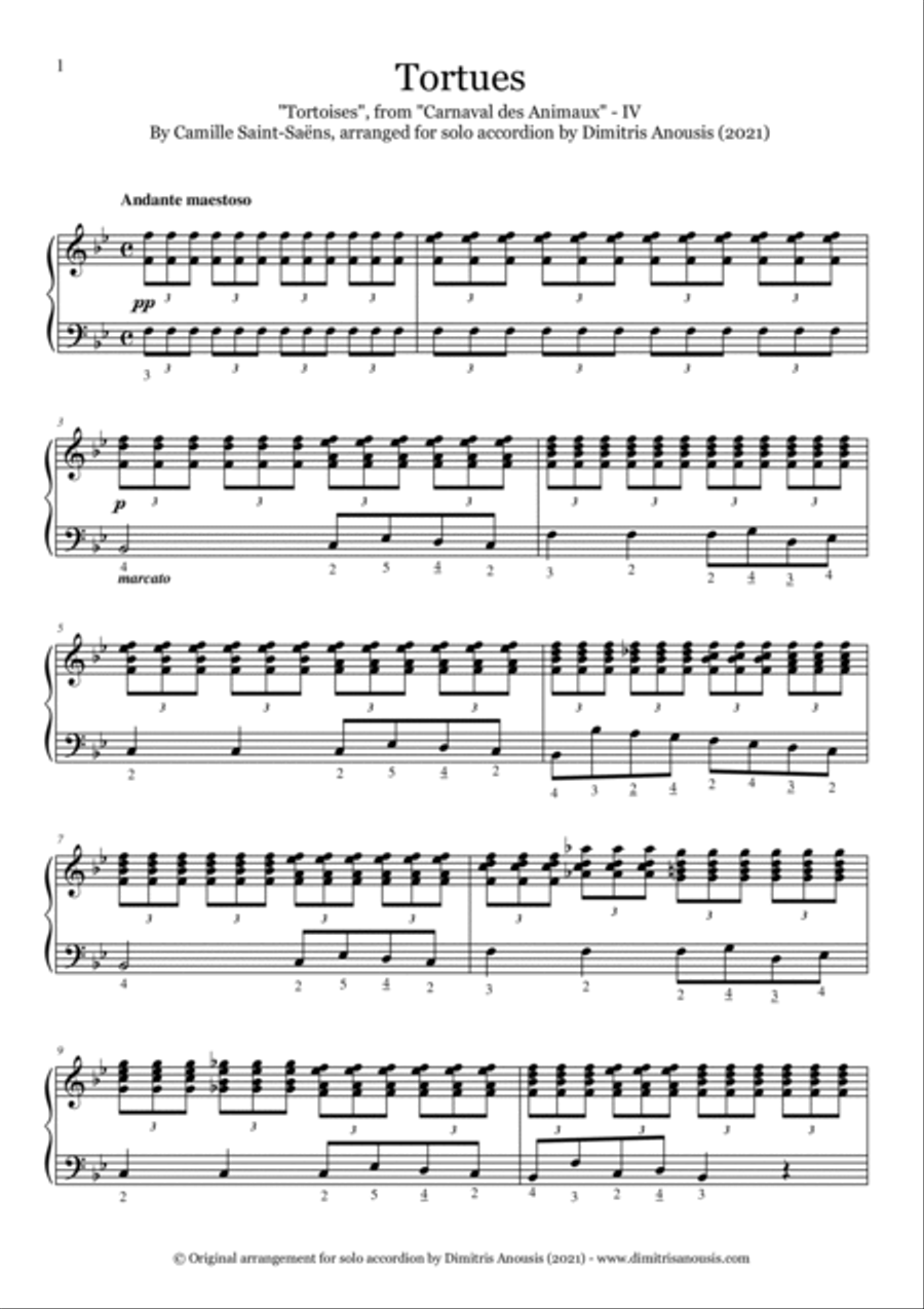 Selections form Saint-Saëns 
