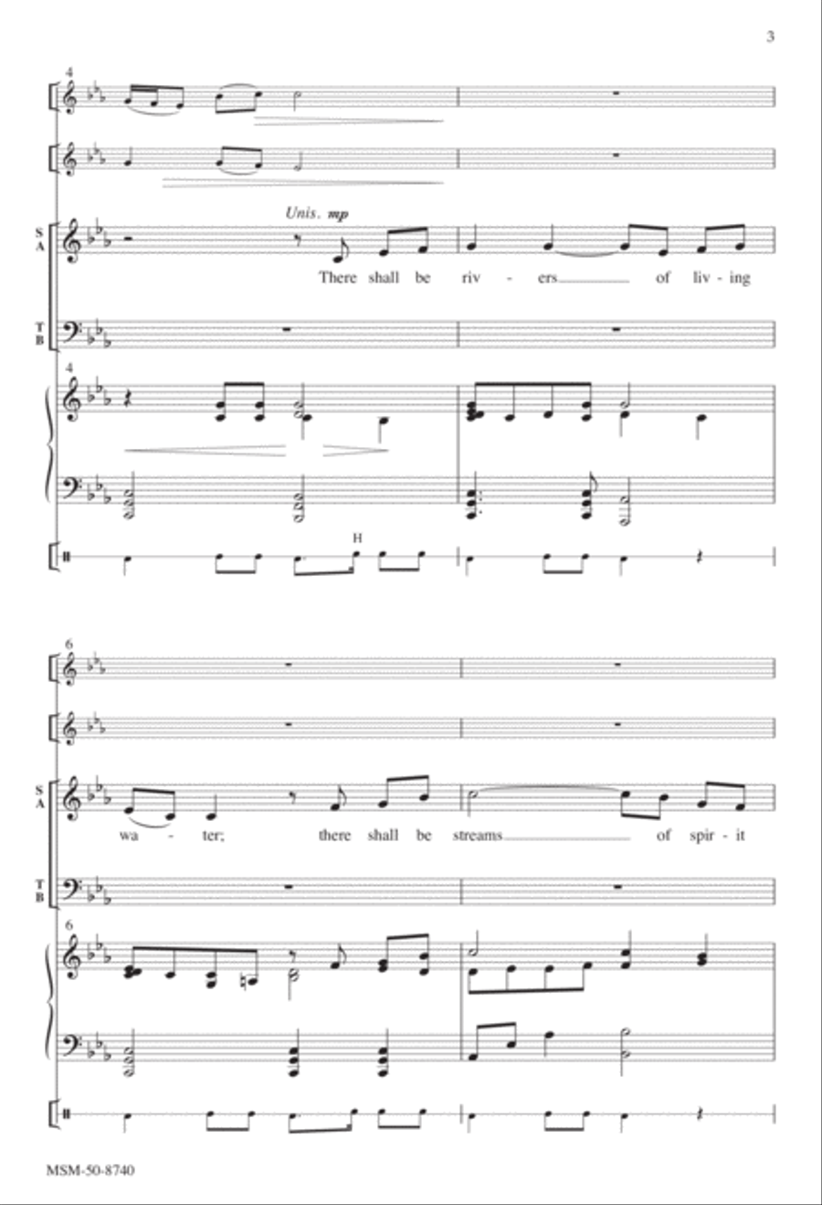 Rivers of Living Water Rivers of Living Water 4-Part scores gallery preview page 3