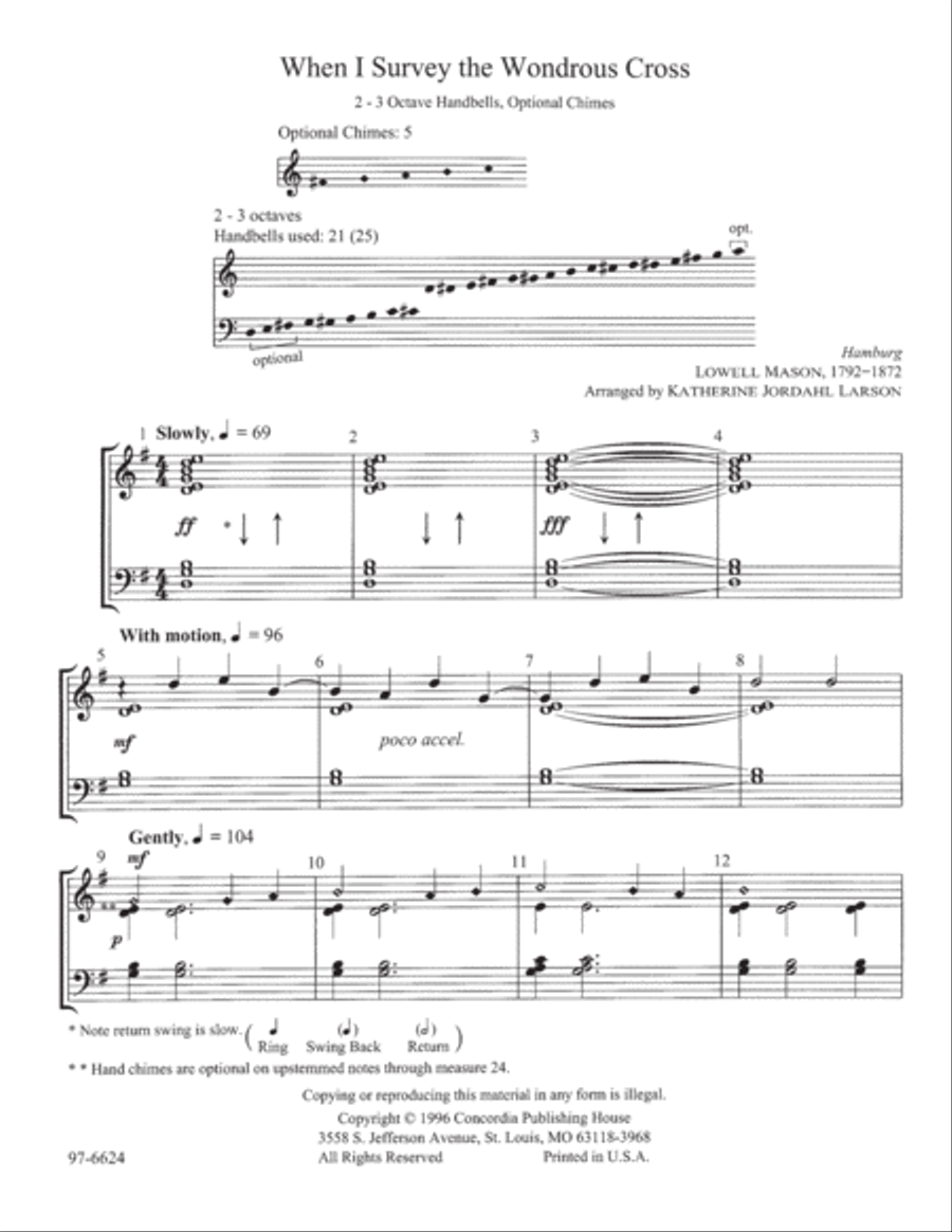Easter Resonance Handbell Choir scores gallery preview page 2