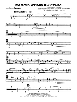 Book cover for Fascinating Rhythm: E-flat Alto Saxophone