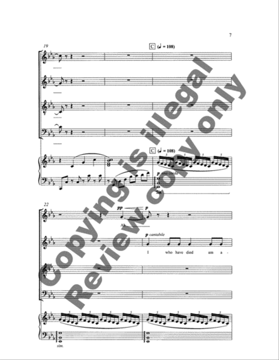 I Thank You God (SATB) I Thank You God (SATB) SSATB scores gallery preview page 7