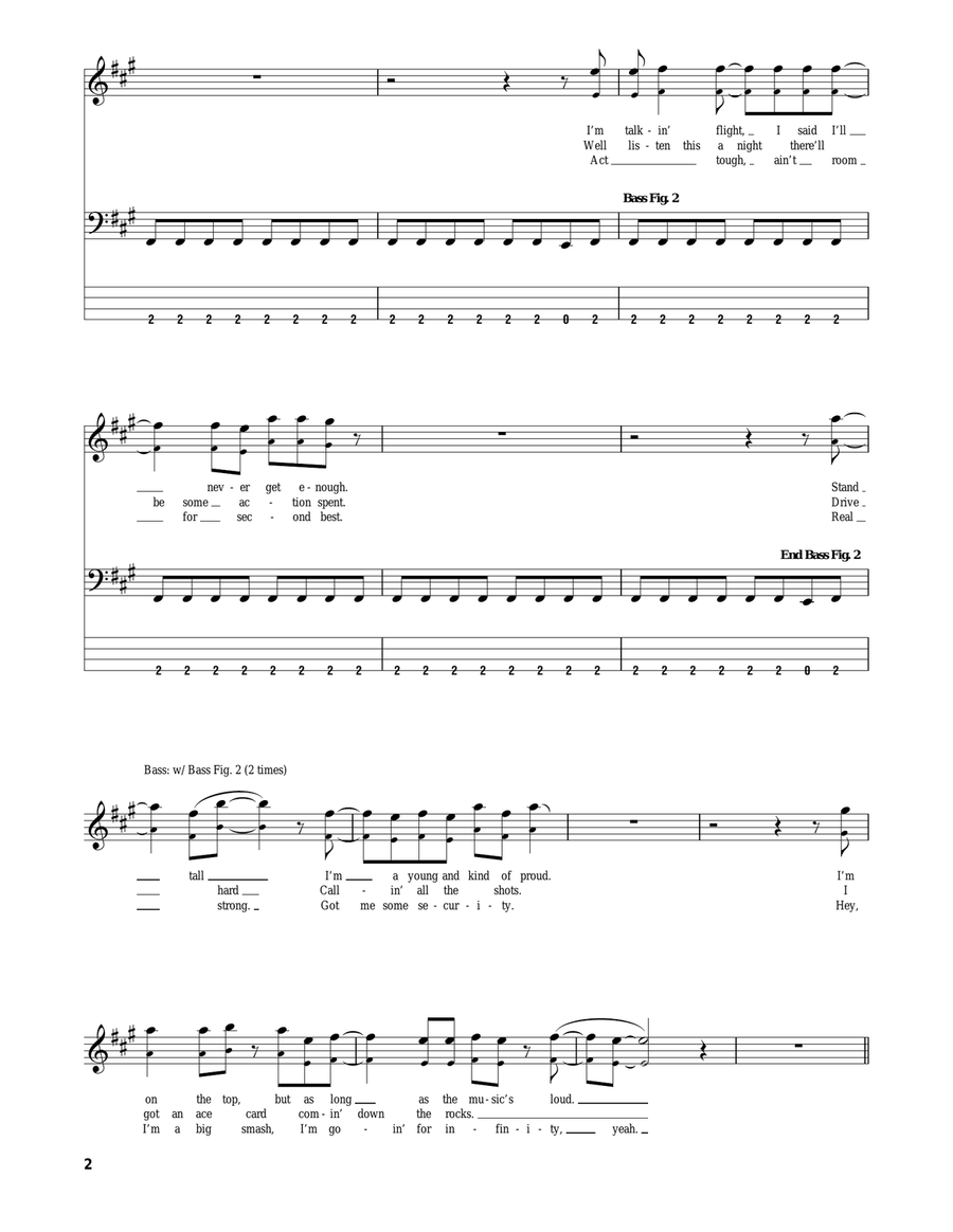You've Got Another Thing Comin' Acoustic Guitar scores gallery preview page 2