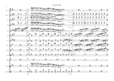 Rhapsody in Blue - flute choir