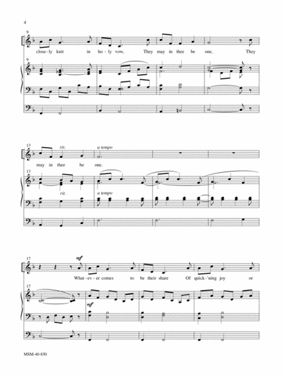 The Peace of Christ Three Vocal Solos for Weddings and General Use image number null