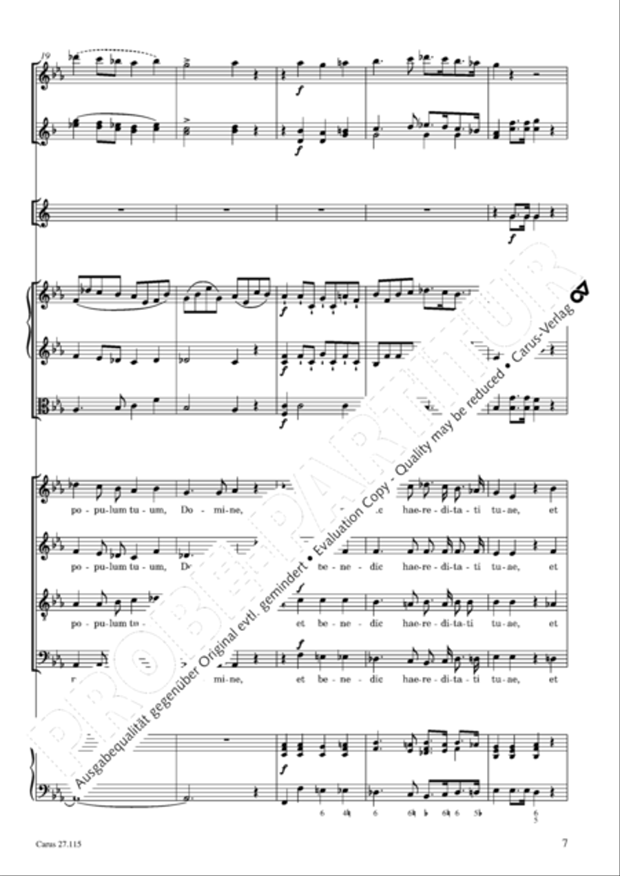 Exaudi, Domine 4-Part scores gallery preview page 8