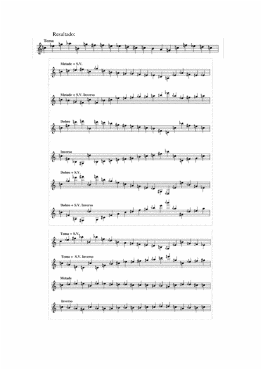 Opfer - Peça para 2 Orgãos de Tubos com 1/4 de tom de diferença Organ Solo scores gallery preview page 5