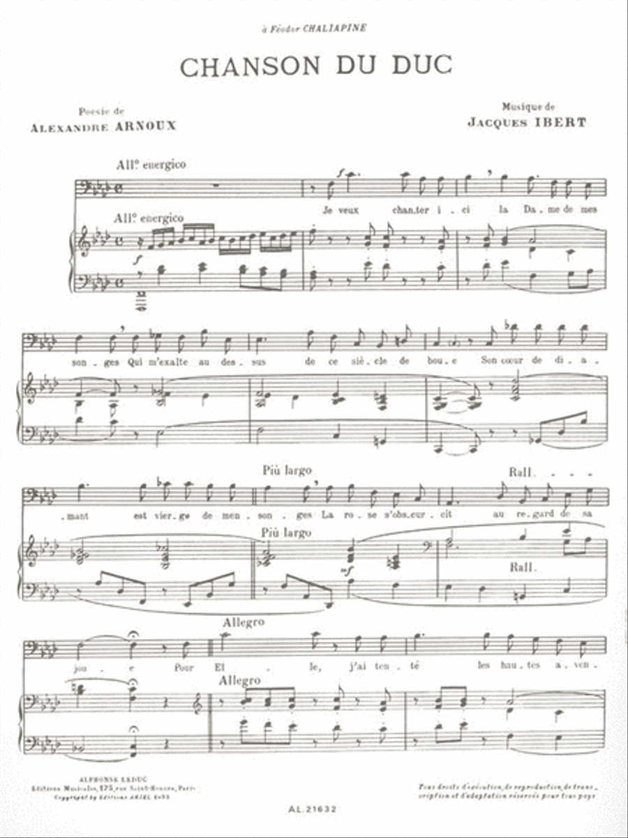 Chanson Du Duc Don Quichote Collection / Songbook scores gallery preview page 2