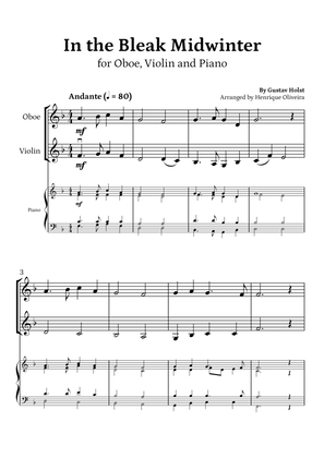 In the Bleak Midwinter (Oboe, Violin and Piano) - Beginner Level