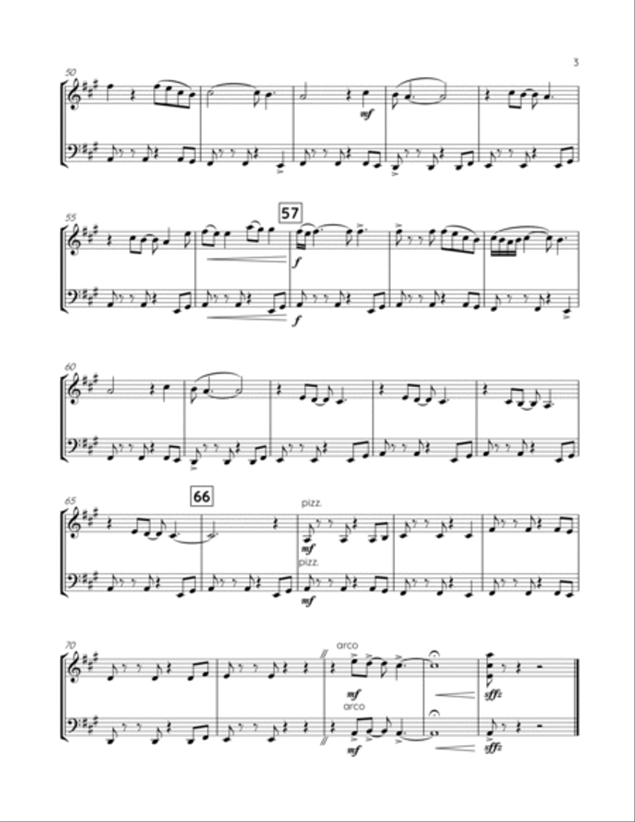 Stand By Me Stand By Me String Duet scores gallery preview page 3