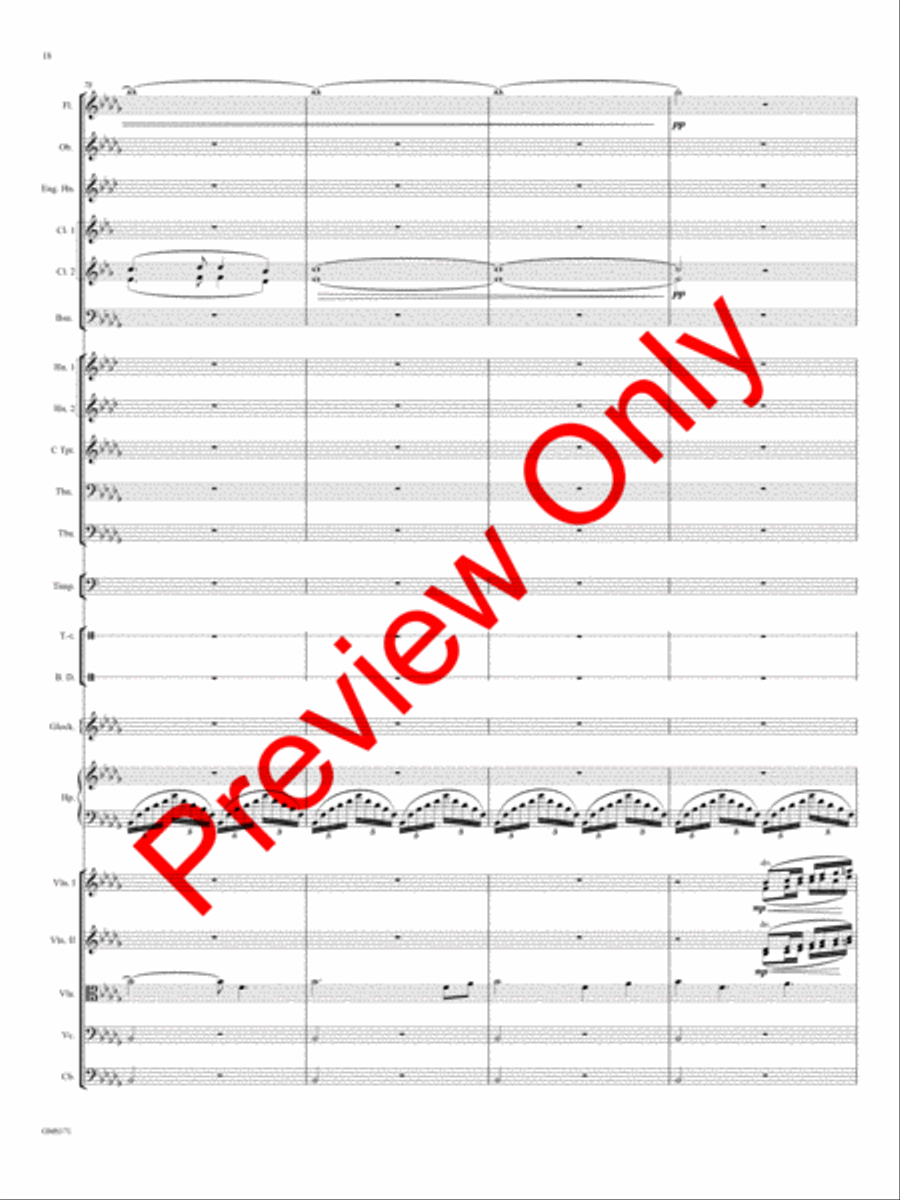 Anishinaabeg Rhapsody Orchestra scores gallery preview page 21