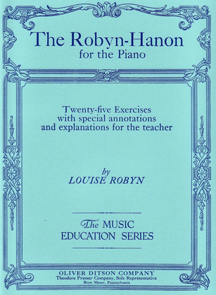 Book cover for The Robyn- Hanon for The Piano