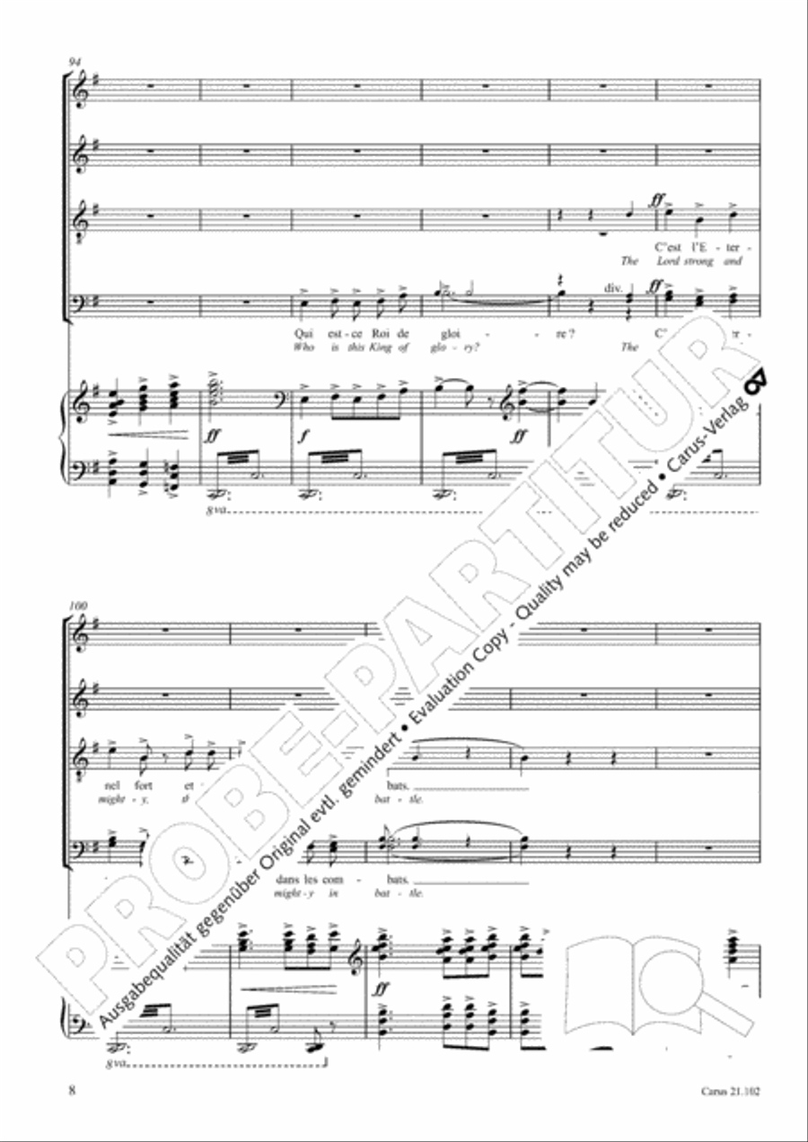 Psalm 24, LB 36 Psalm 24, LB 36 4-Part scores gallery preview page 13
