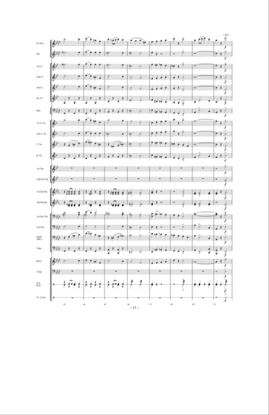 Aces of the Air Aces of the Air Concert Band scores gallery preview page 10
