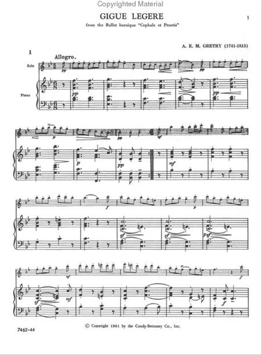 Pearls of the Old Masters - Vol. II Clarinet scores gallery preview page 2