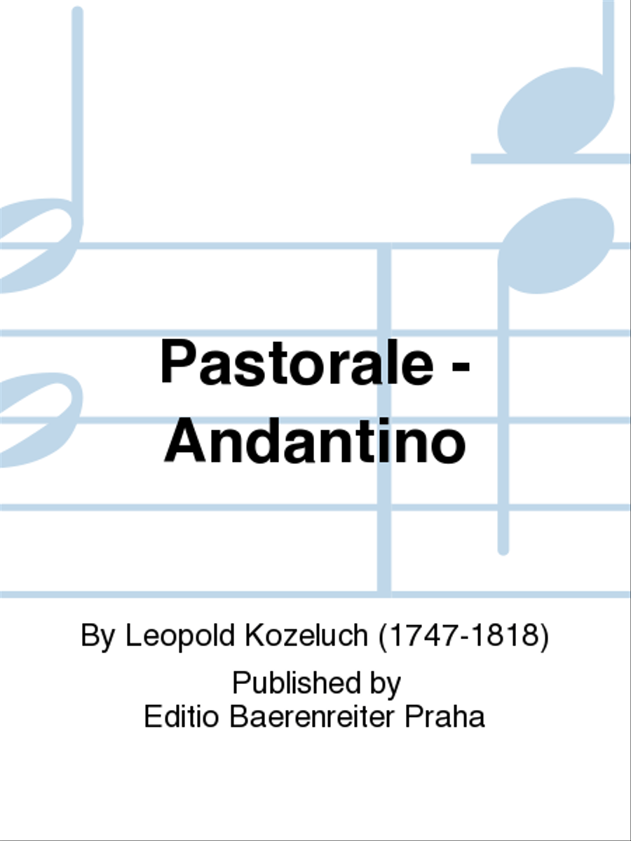Pastorale - Andantino Pastorale - Andantino Piano Solo scores gallery preview page 1