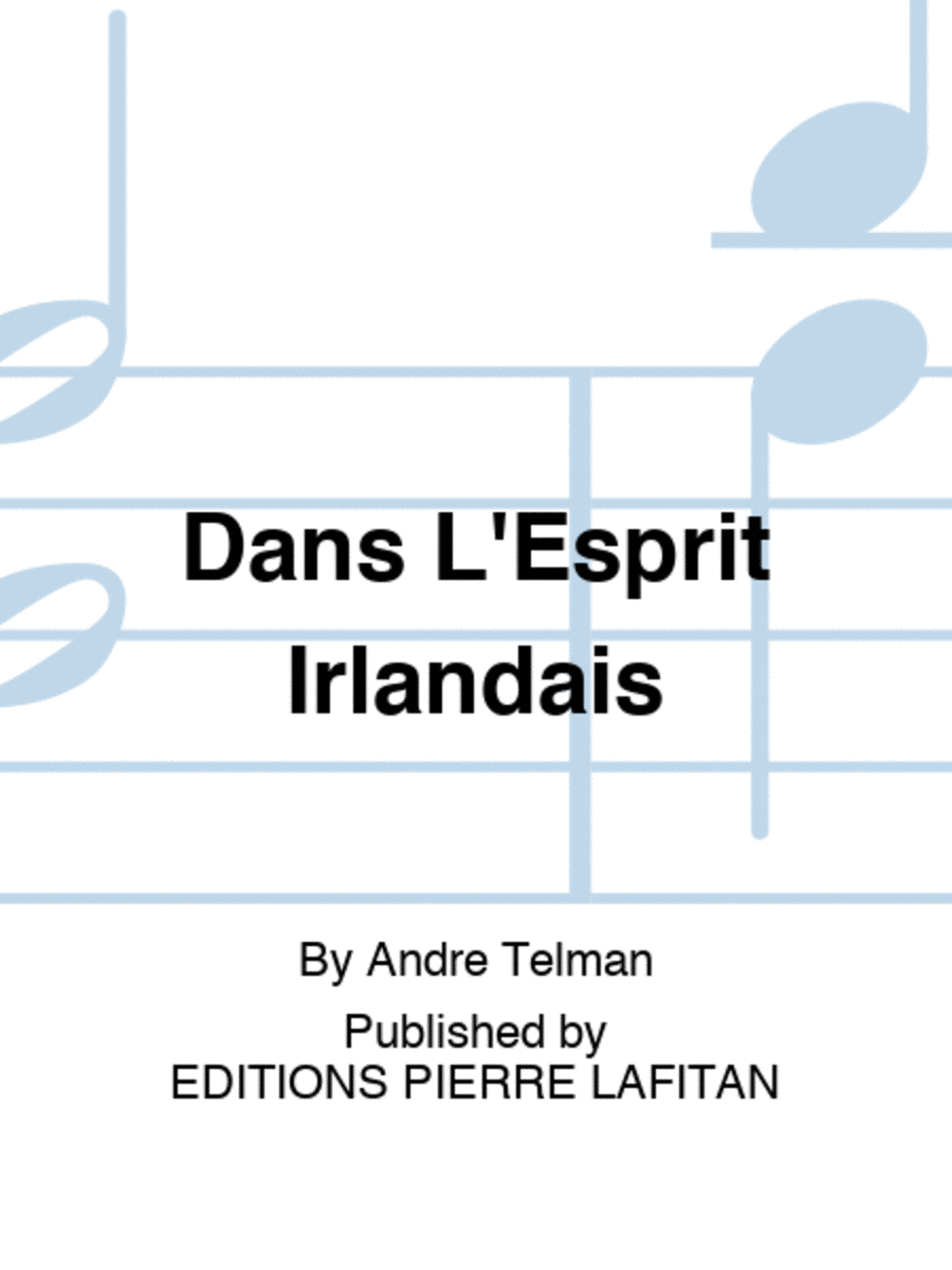 Dans L'Esprit Irlandais Clarinet Solo scores gallery preview page 1