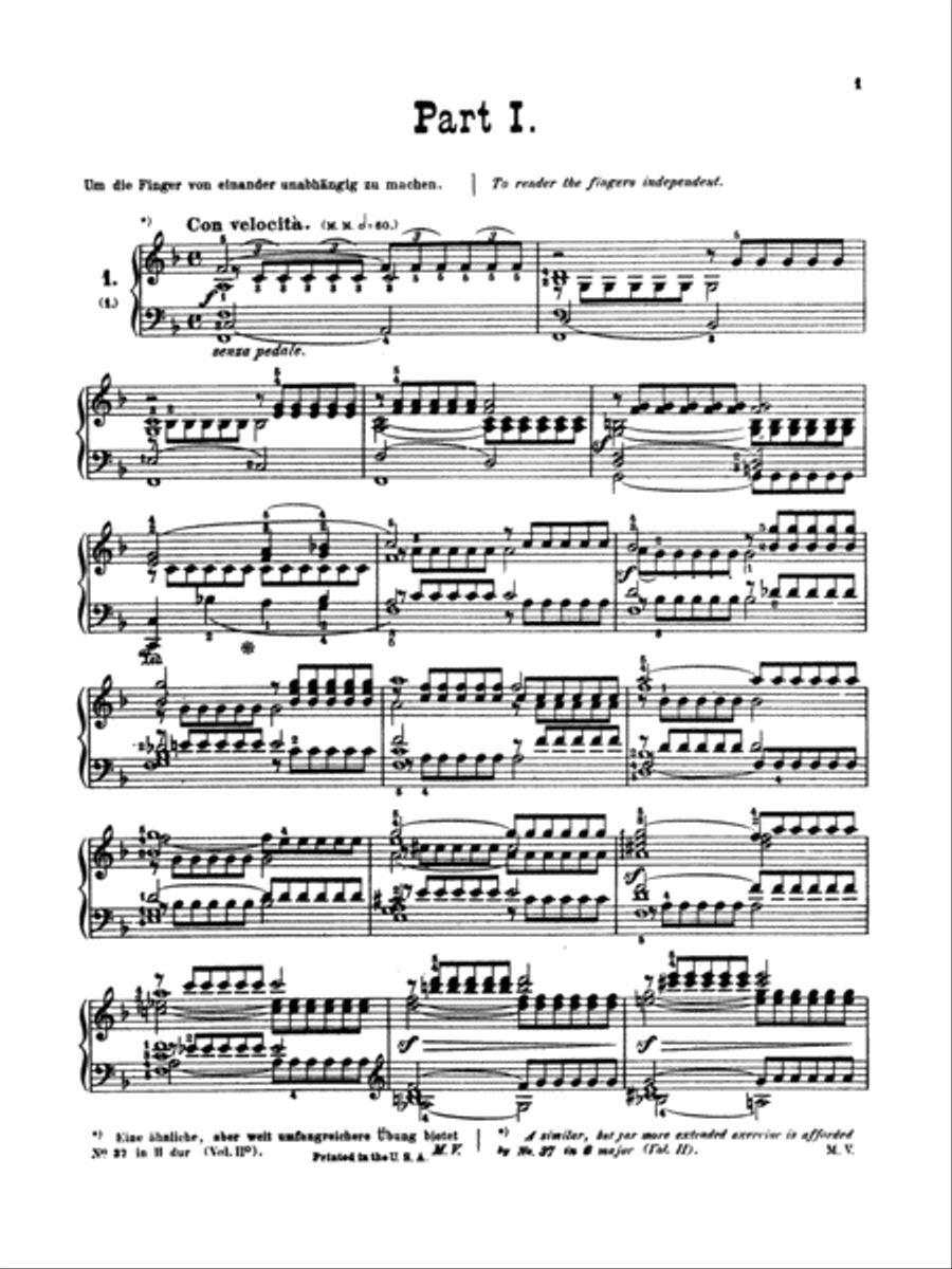 Clementi: Gradus ad Parnassum (Volume I) Piano Solo scores gallery preview page 1