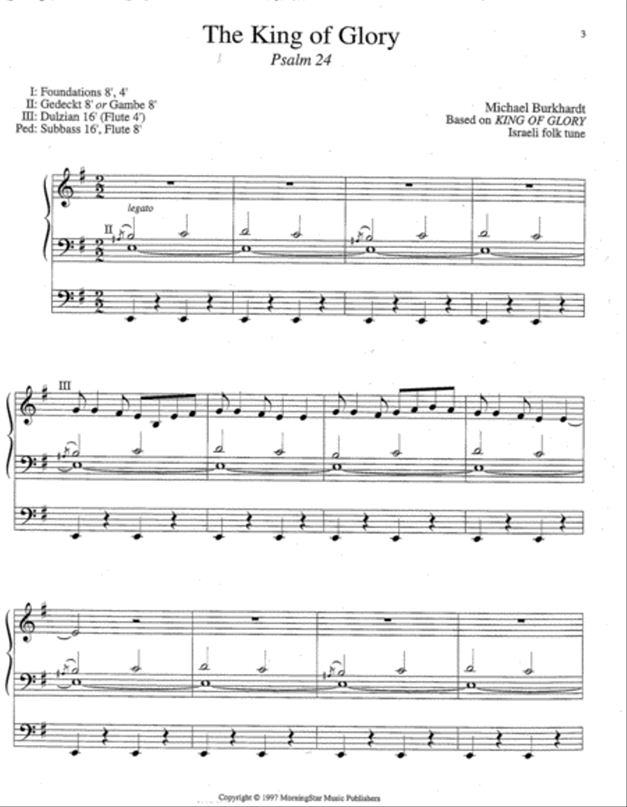 Five Psalm Hymn Improvisations Organ scores gallery preview page 2