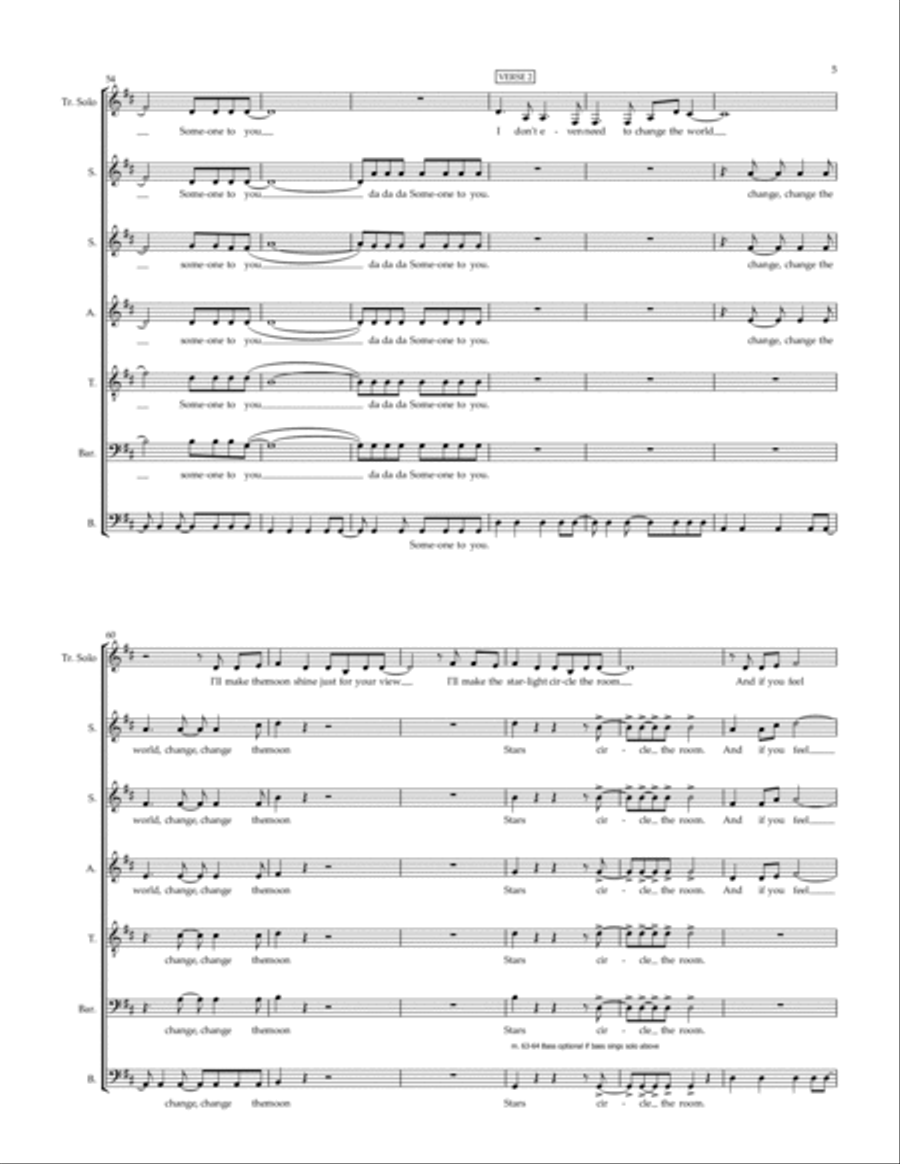 Someone To You Someone To You A Cappella scores gallery preview page 5