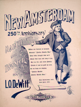 New Amsterdam. 250th Aniversary. March and Two Step