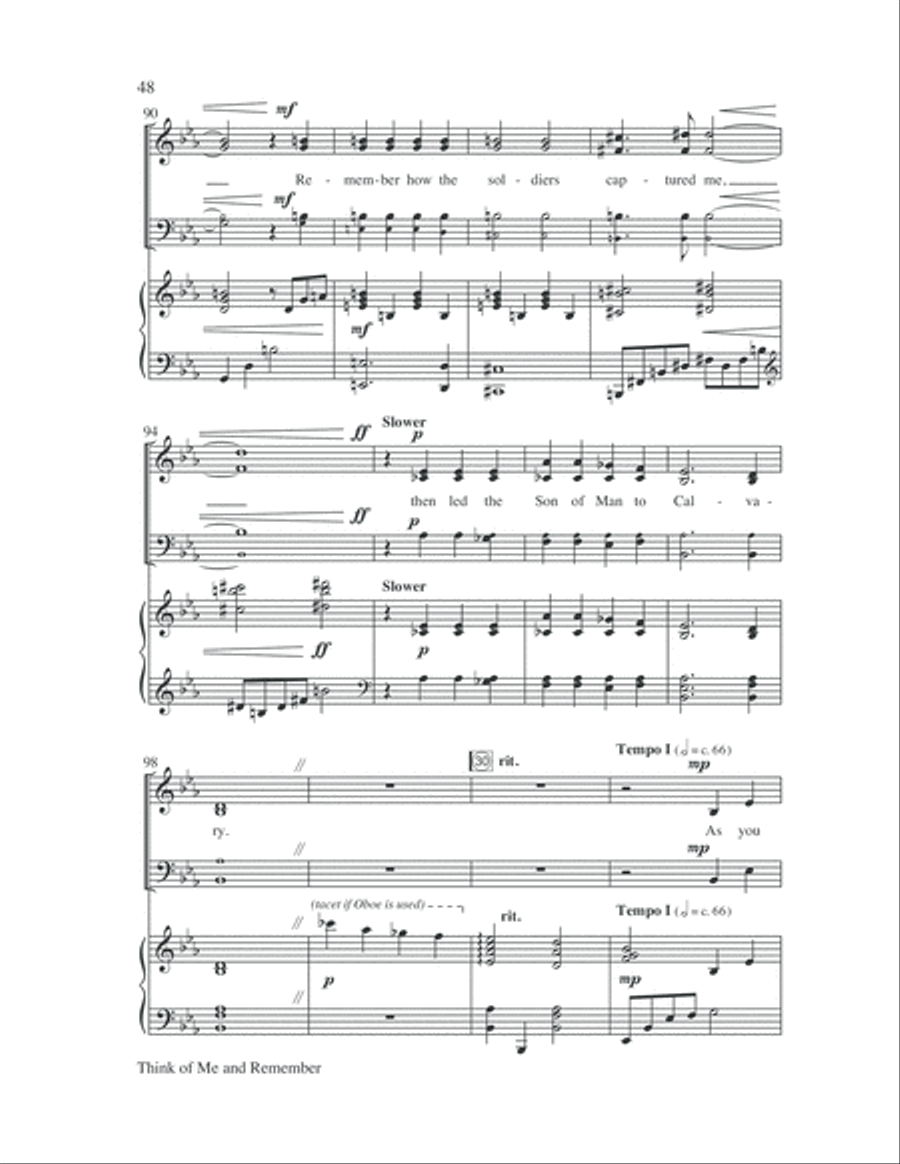 The Seven Last Days 4-Part scores gallery preview page 52