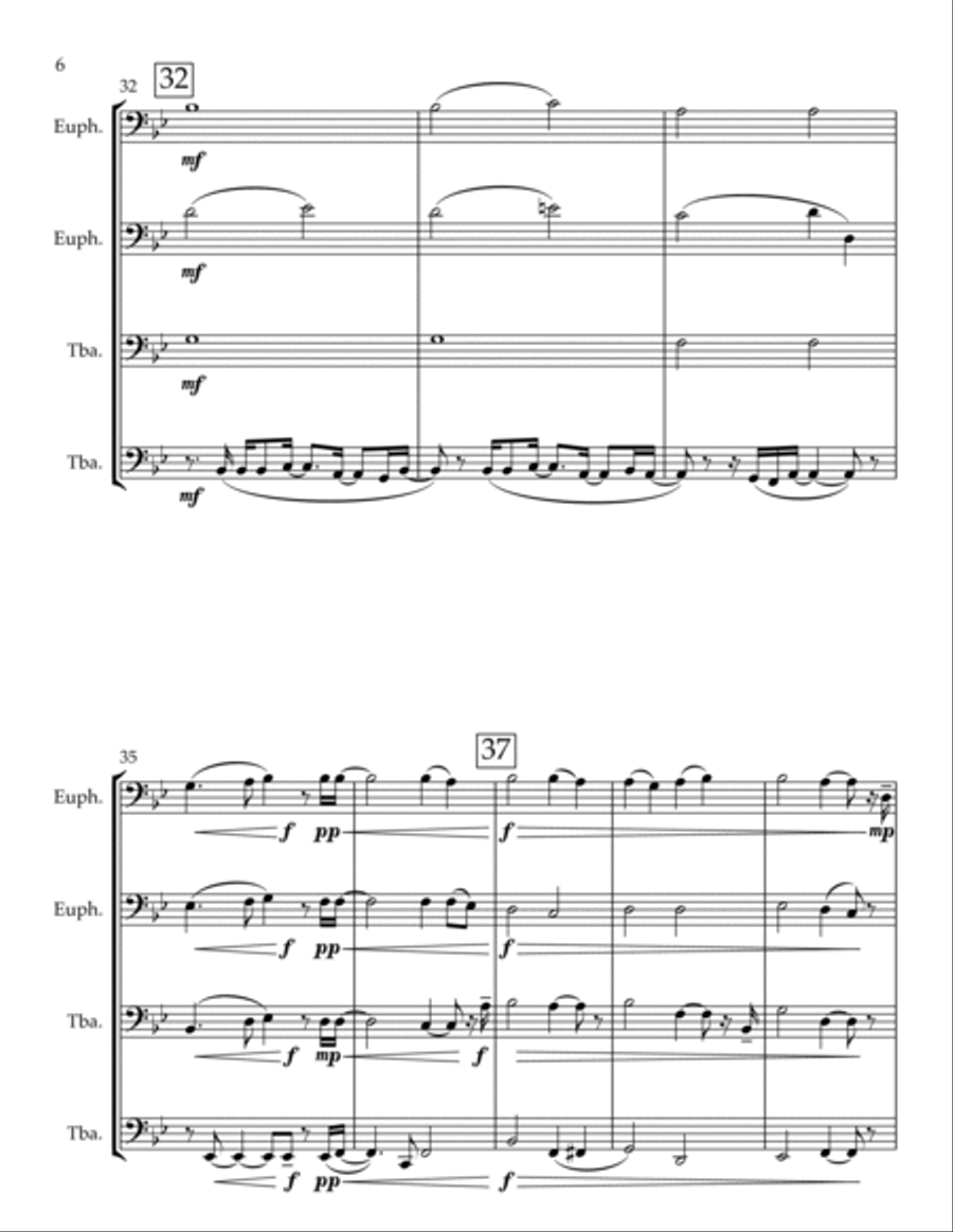 The Luckiest Euphonium scores gallery preview page 6