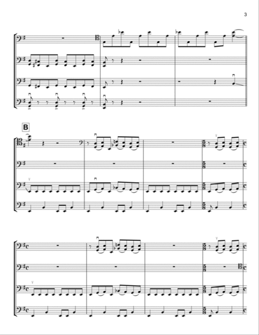 Master Of Puppets String Quartet scores gallery preview page 3