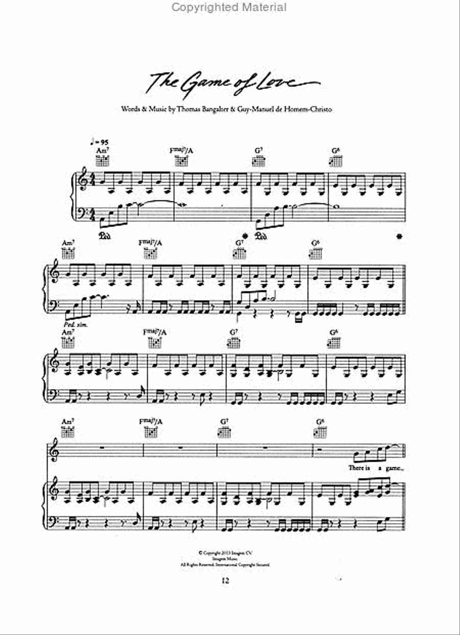 Daft Punk – Random Access Memories Piano, Vocal, Guitar scores gallery preview page 3