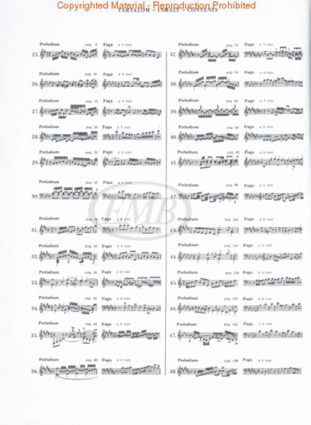 Well Tempered Clavier - Volume 2 BWV 870-893